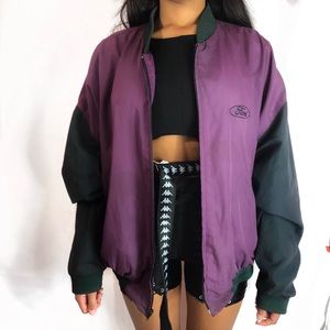 Color Block Bomber Jacket